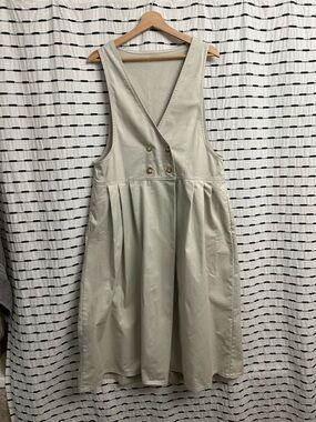 Women's Cream Jumper Dress